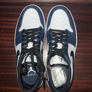 Nike Air Jordan Golf Shoes - Blue and White - Mens size 8, Women’s size 9.5